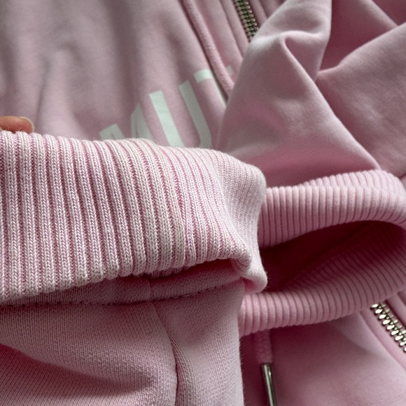 Helmut Lang Pink Shayne Oliver Campaign Print Zip Hoodie sweatshirt - Picture 11 of 13